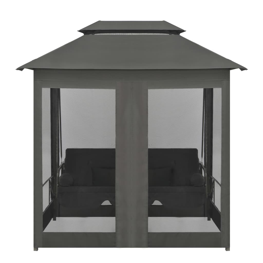 Hammock Med Tak 220X160X240 Cm Stål