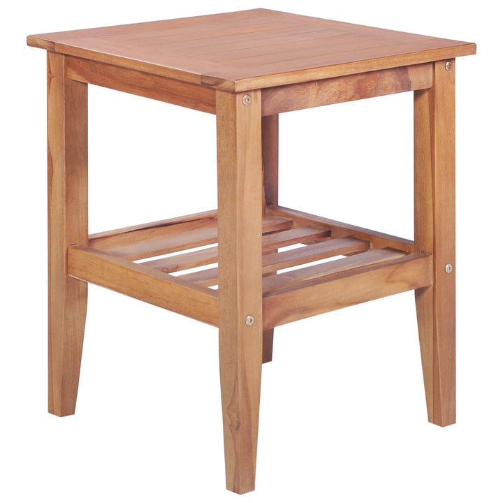 Caféset 3 Delar Massiv Teak