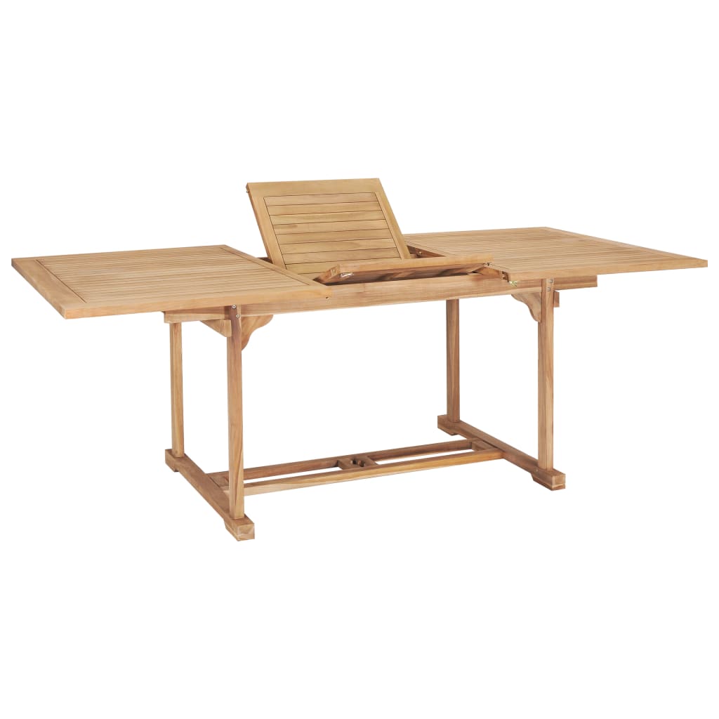 Trädgårdsbord Utdragbart 150- Massiv Teak