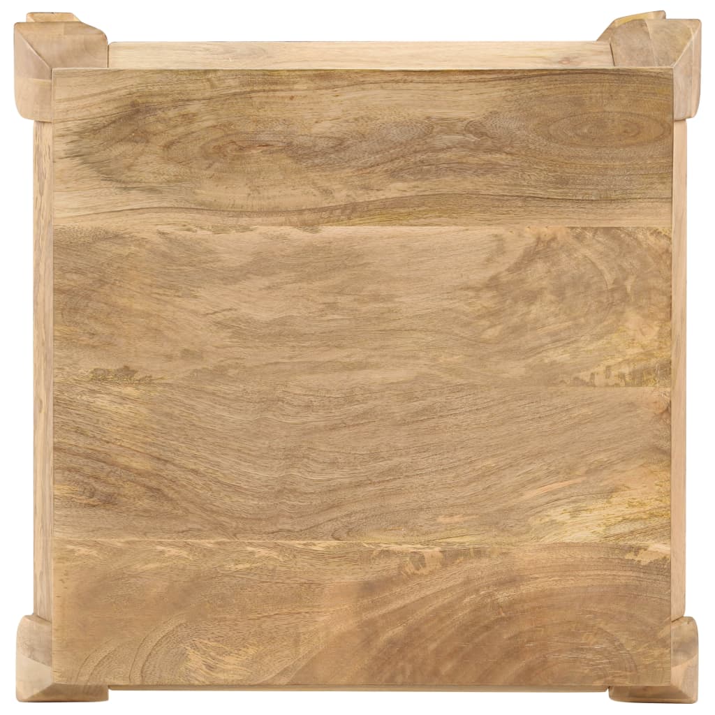 Avlastningsbord Massivt Mangoträ 45X45X40 Cm