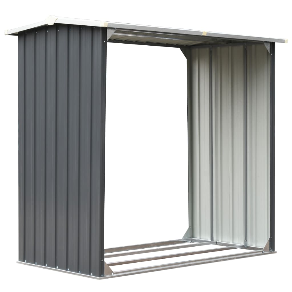 Vedskjul Galvaniserat Stål 172X91X154 Cm
