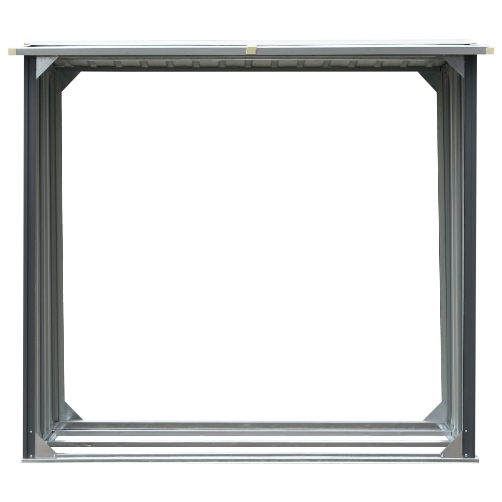 Vedskjul Galvaniserat Stål 172X91X154 Cm