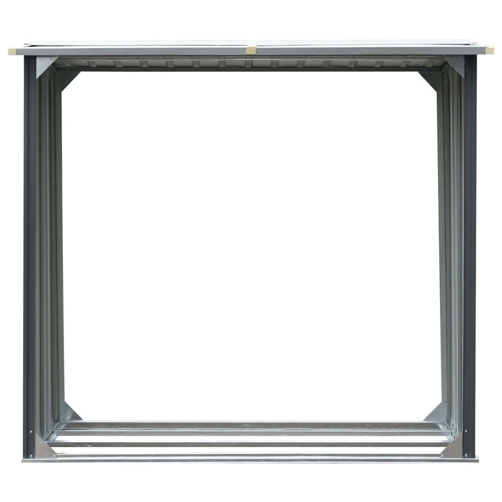 Vedskjul Galvaniserat Stål 172X91X154 Cm
