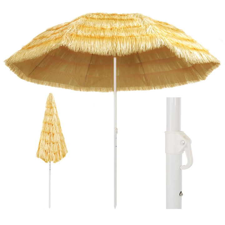 Strandparasoll Naturlig Hawaii-Stil