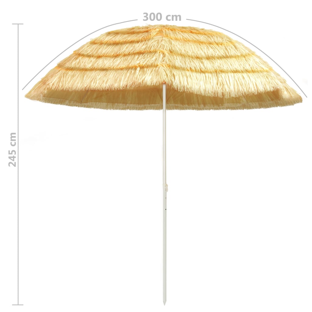 Strandparasoll Naturlig Hawaii-Stil