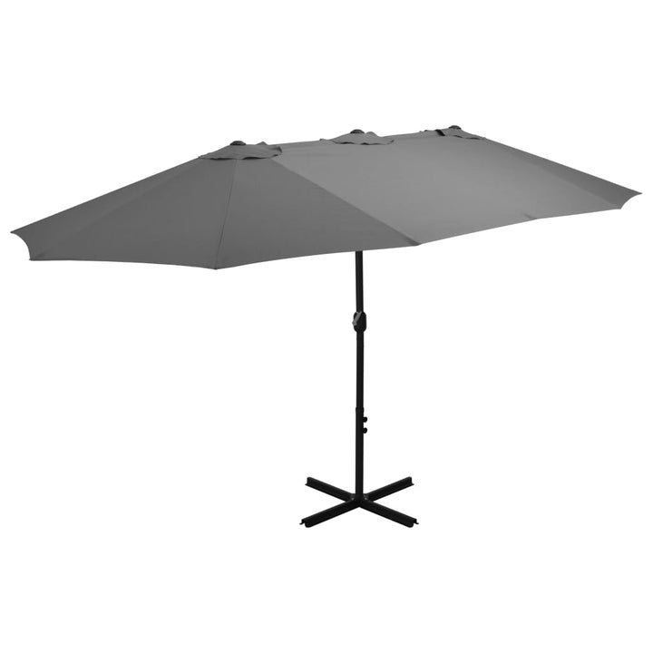 Trädgårdsparasoll Med Aluminiumstång 460X270 Cm