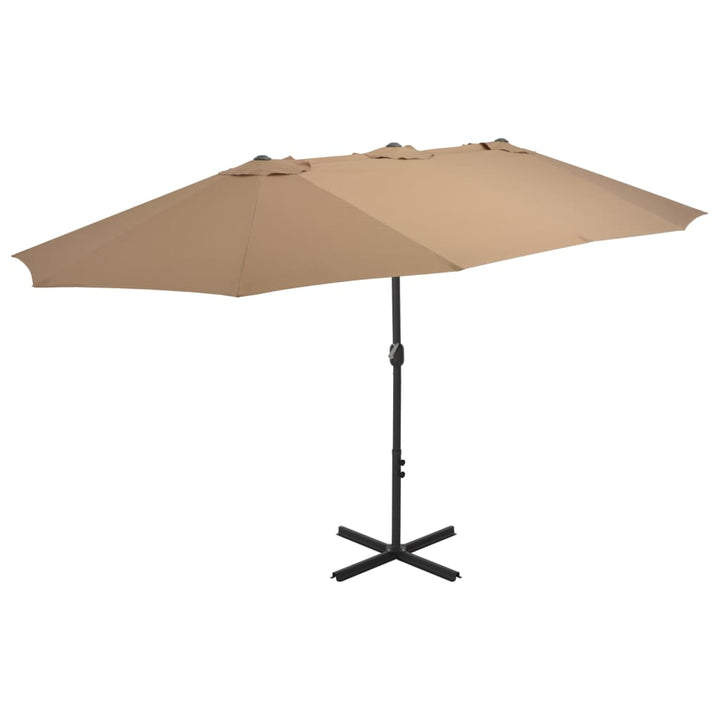 Trädgårdsparasoll Med Aluminiumstång 460X270 Cm
