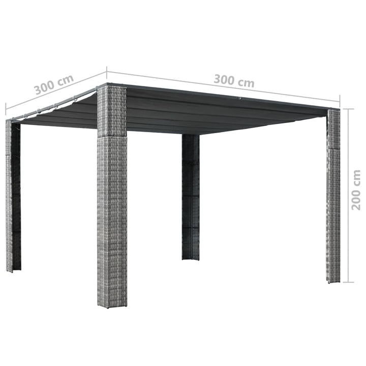 Paviljong Med Tak Konstrotting