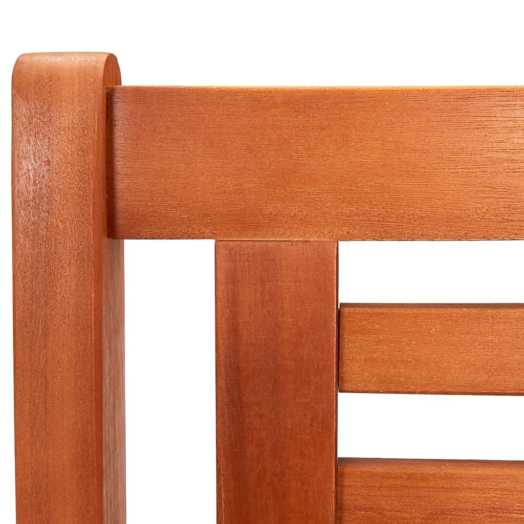 Trädgårdsbänk 2-Sits 120 Cm Massivt Eukalyptusträ