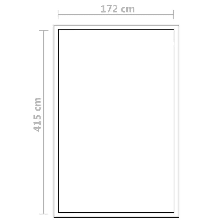 Växthus Aluminium 15,6 M³