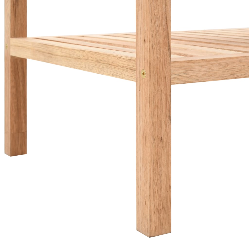 Badrumshylla Massivt Valnötsträ 100X40X65 Cm
