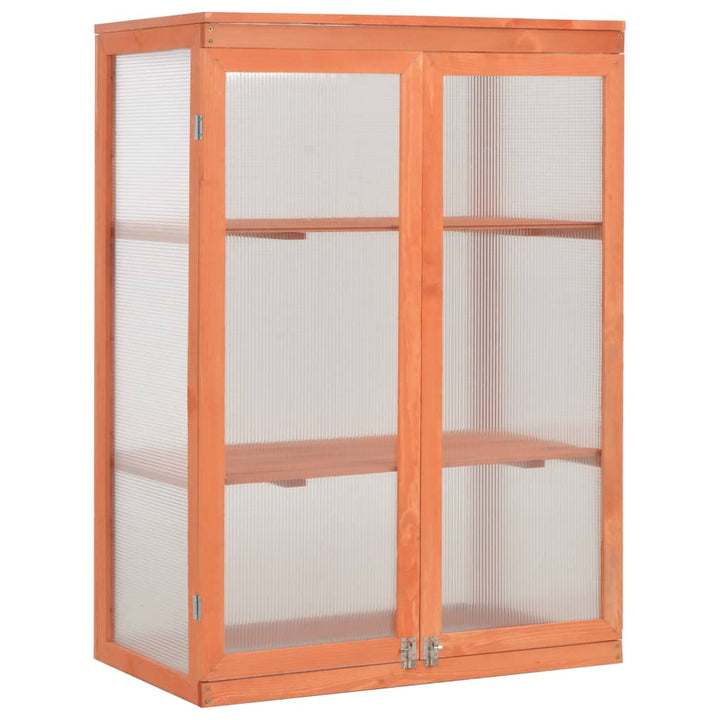 Växthus Trä 75X47X109 Cm