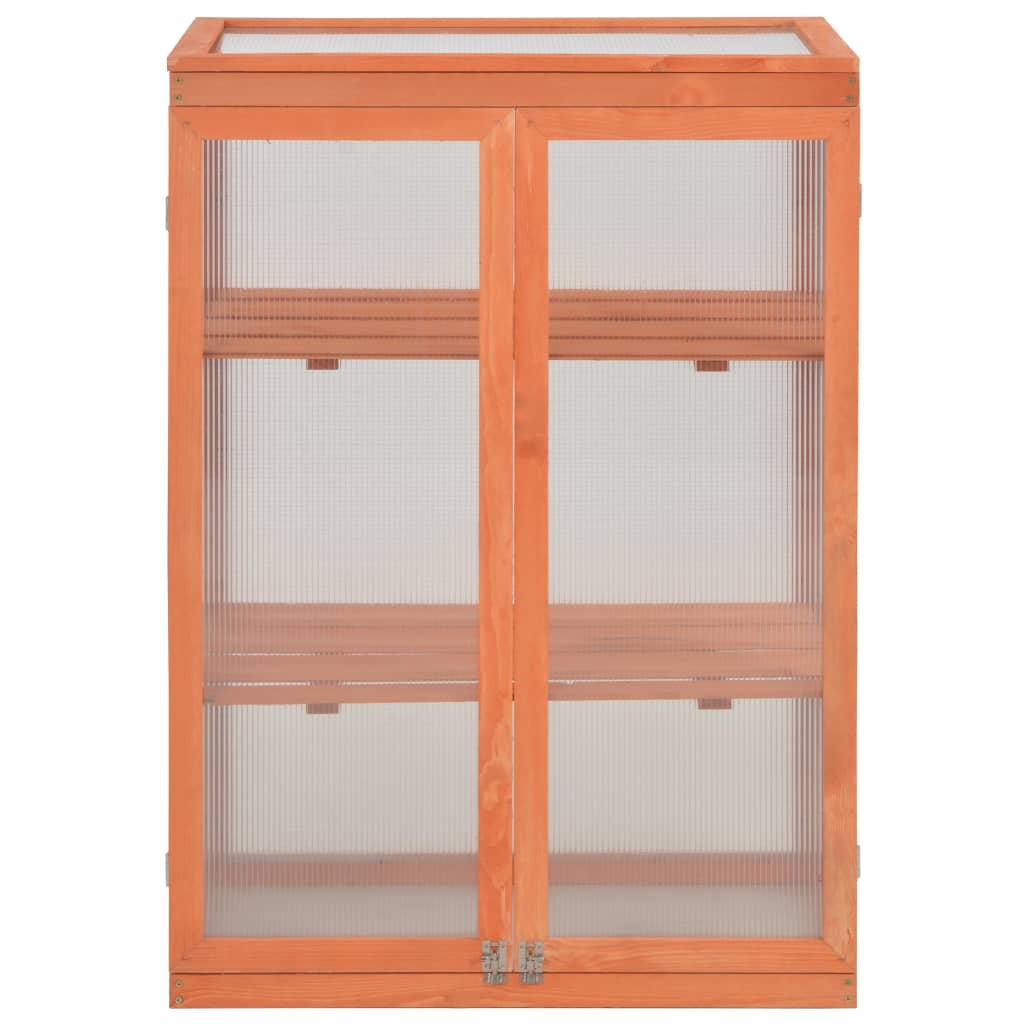 Växthus Trä 75X47X109 Cm