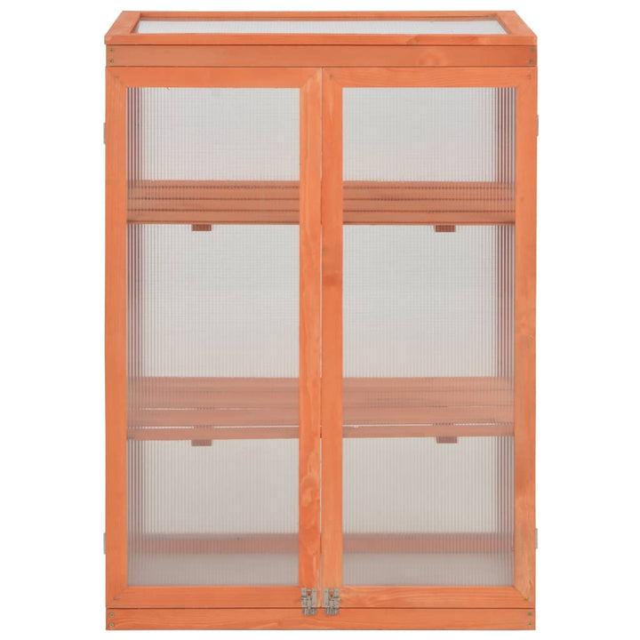 Växthus Trä 75X47X109 Cm