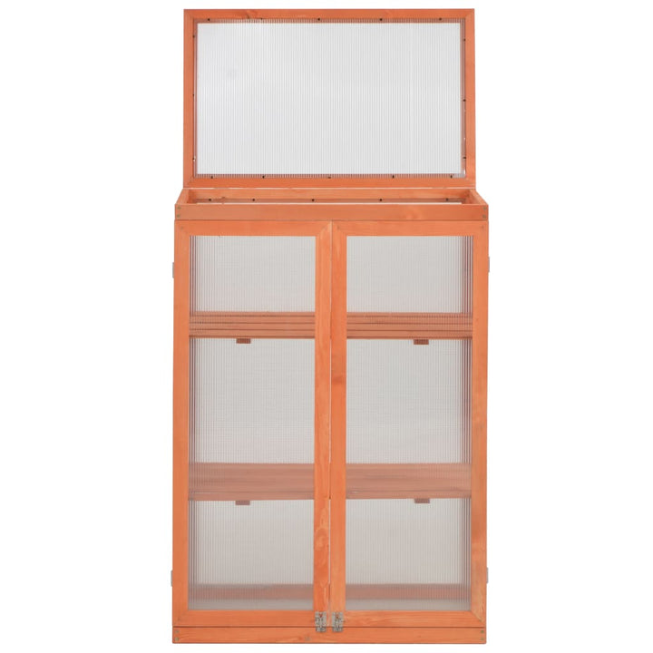 Växthus Trä 75X47X109 Cm
