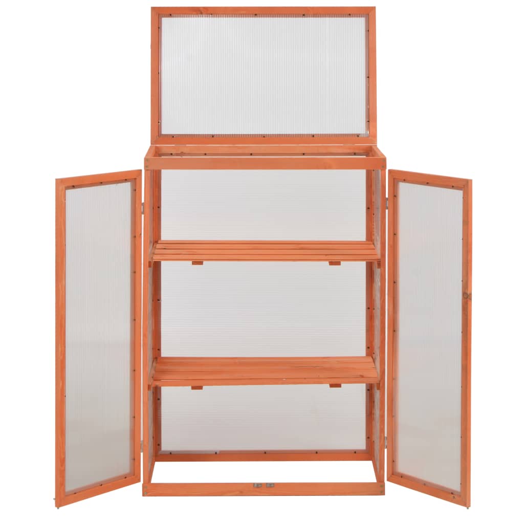 Växthus Trä 75X47X109 Cm
