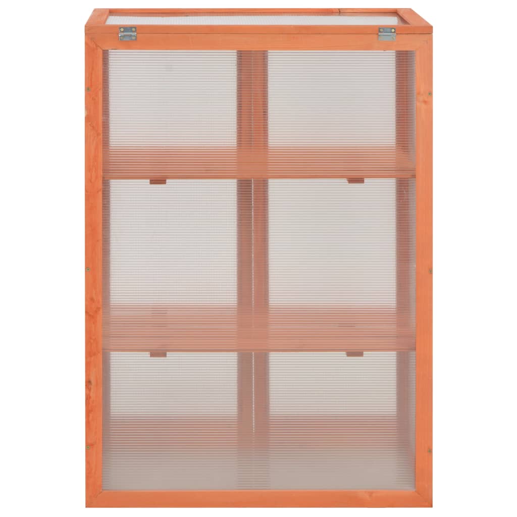 Växthus Trä 75X47X109 Cm