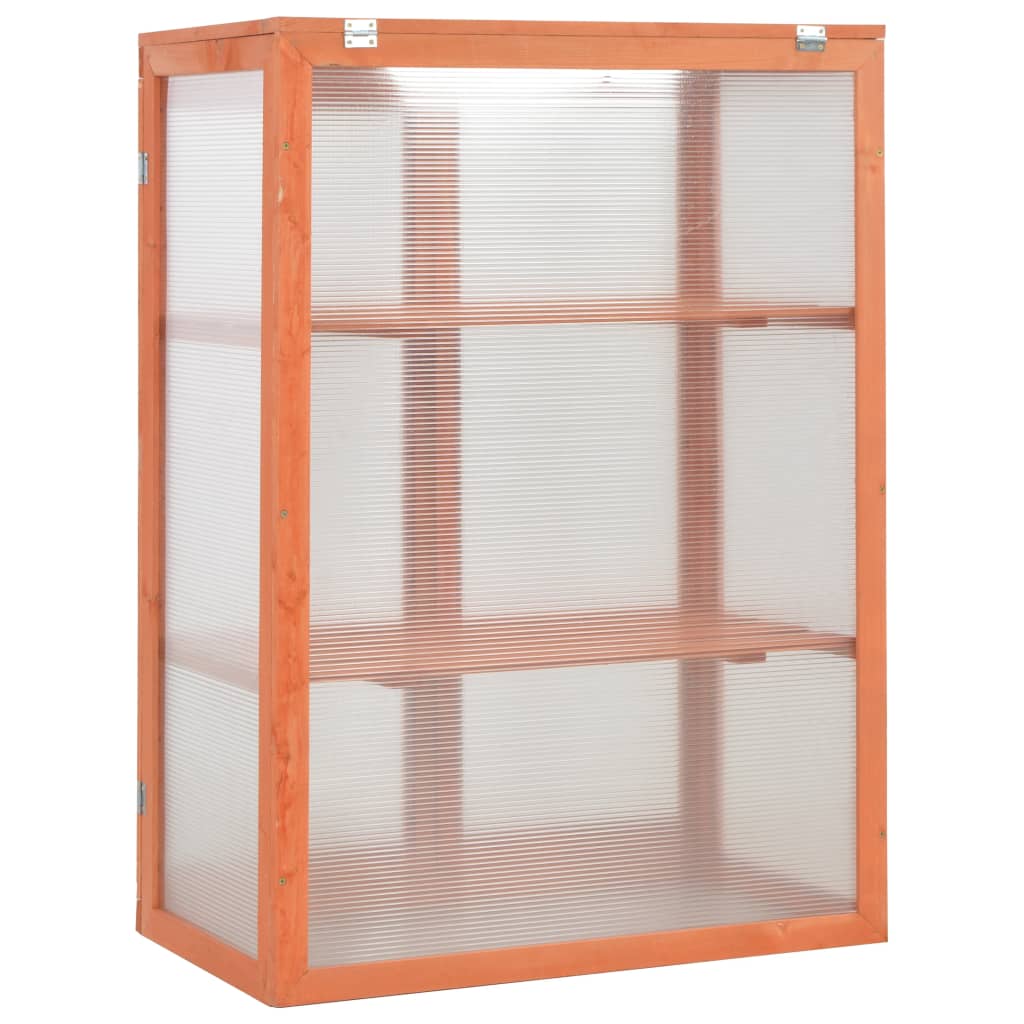 Växthus Trä 75X47X109 Cm