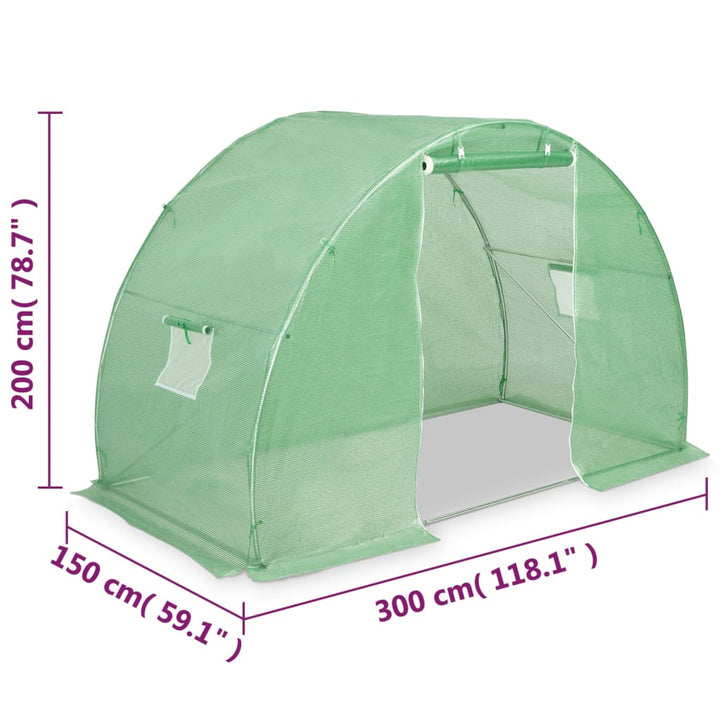 Växthus 4,5M²