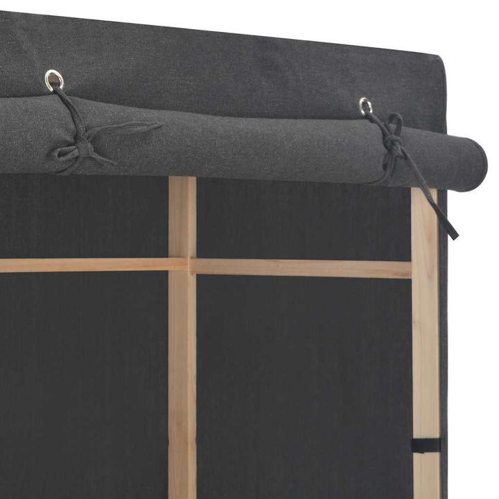 Garderob 3 Nivåer 79X40X170 Cm Tyg