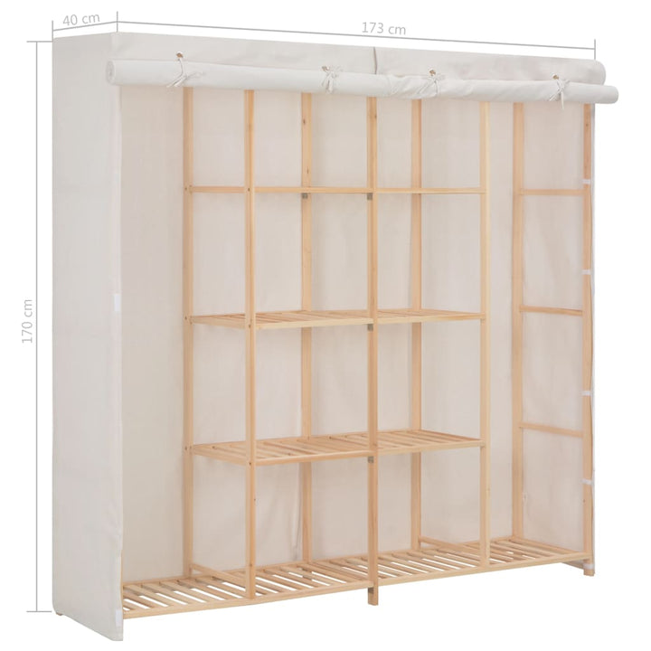 Garderob 173X40X170 Cm Tyg