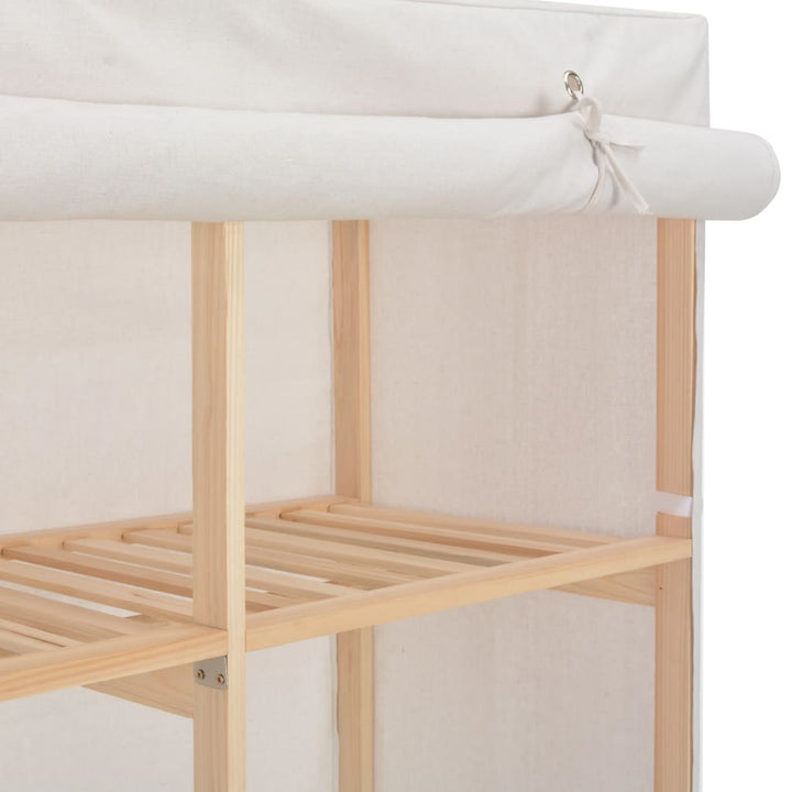 Garderob 200X40X170 Cm Tyg