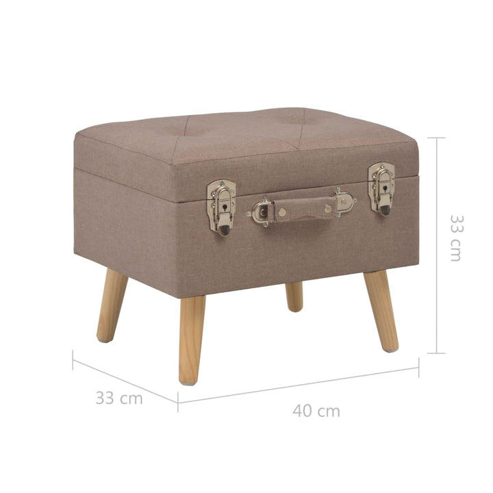 Förvaringspall 40 Cm Tyg