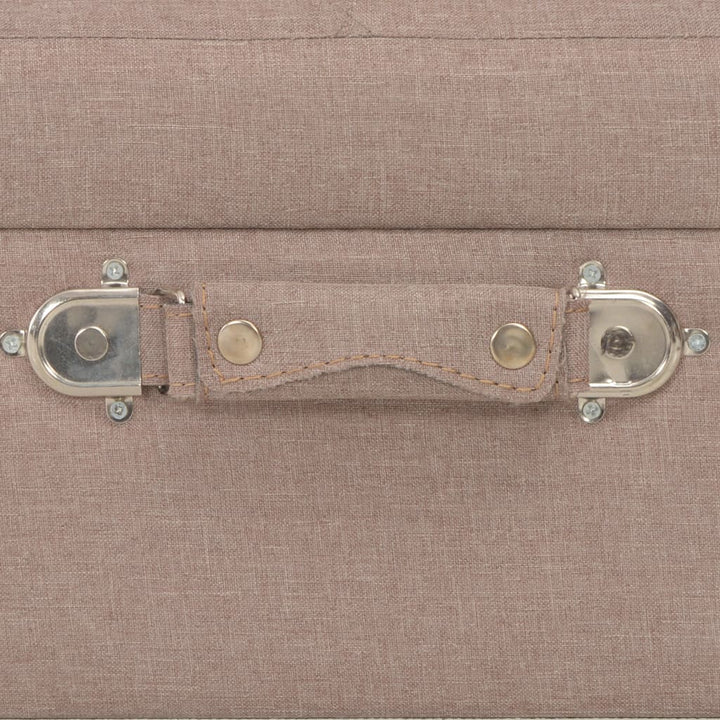 Förvaringspallar 3 St Tyg