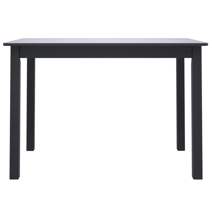 Matbord 114X71X75 Cm Massivt Gummiträ