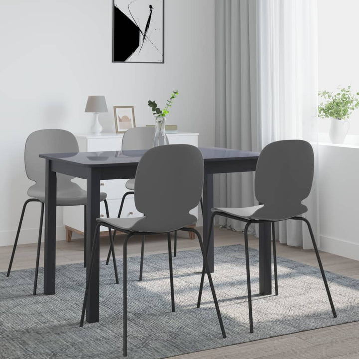 Matbord 114X71X75 Cm Massivt Gummiträ