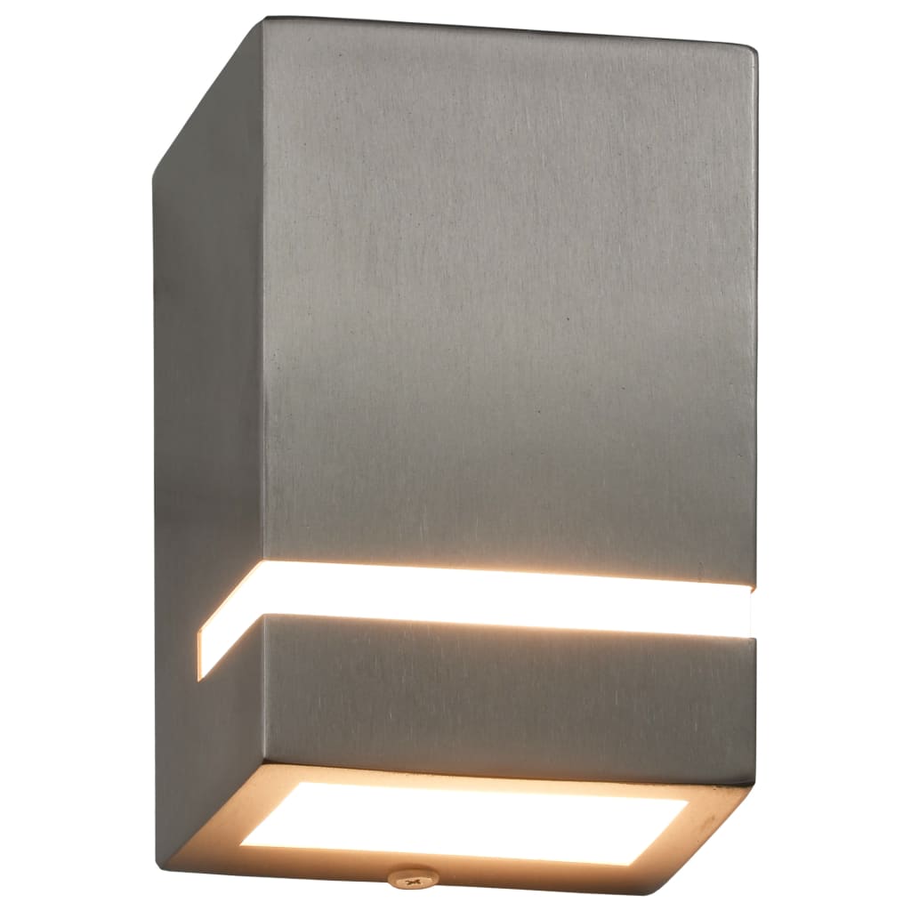 Utomhusvägglampa 2 St 35 W Rektangulär
