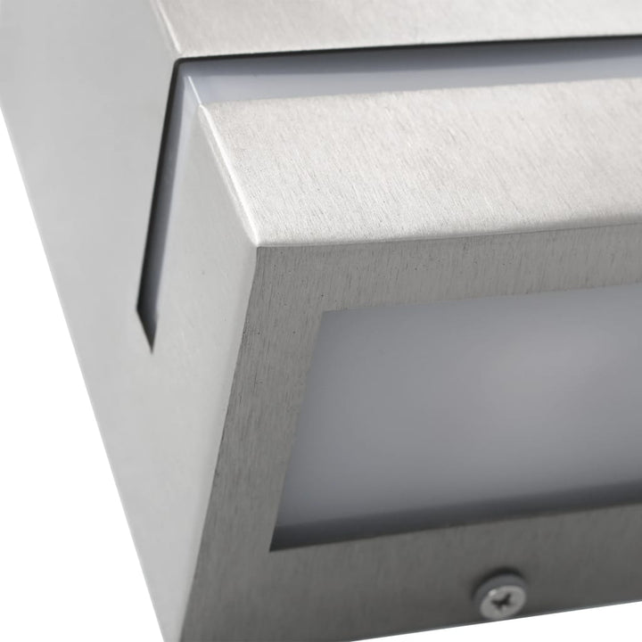 Utomhusvägglampa 2 St 35 W Rektangulär