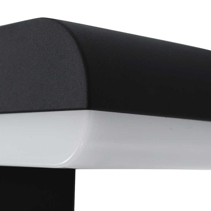Utomhusvägglampa Led 9 W Svart Oval