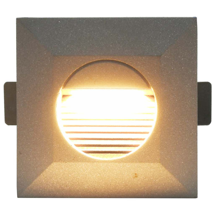 Utomhusvägglampa Led 6 St 2 W Silver