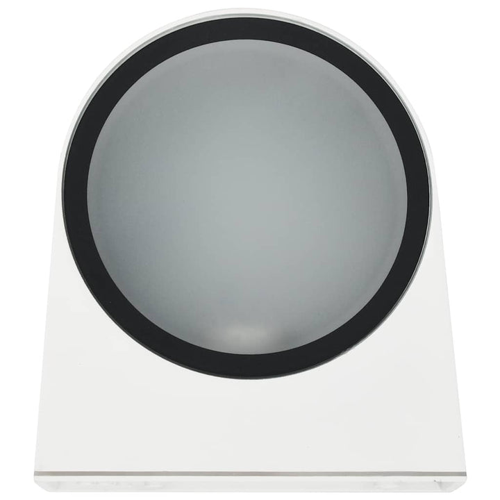 Utomhusvägglampa 2 St 11 W Vit Rund