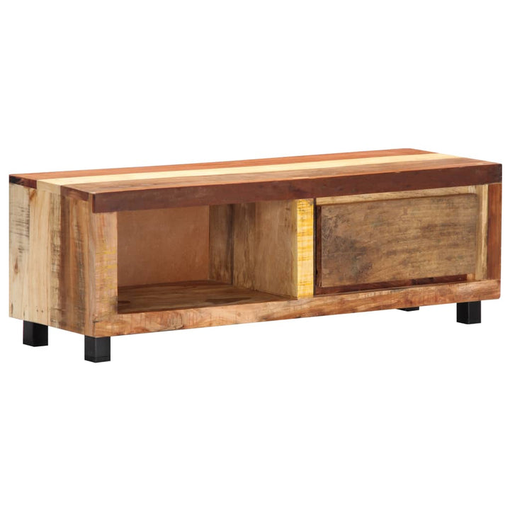 Tv-Bänk 100X30X33 Cm Massivt Återvunnet Trä
