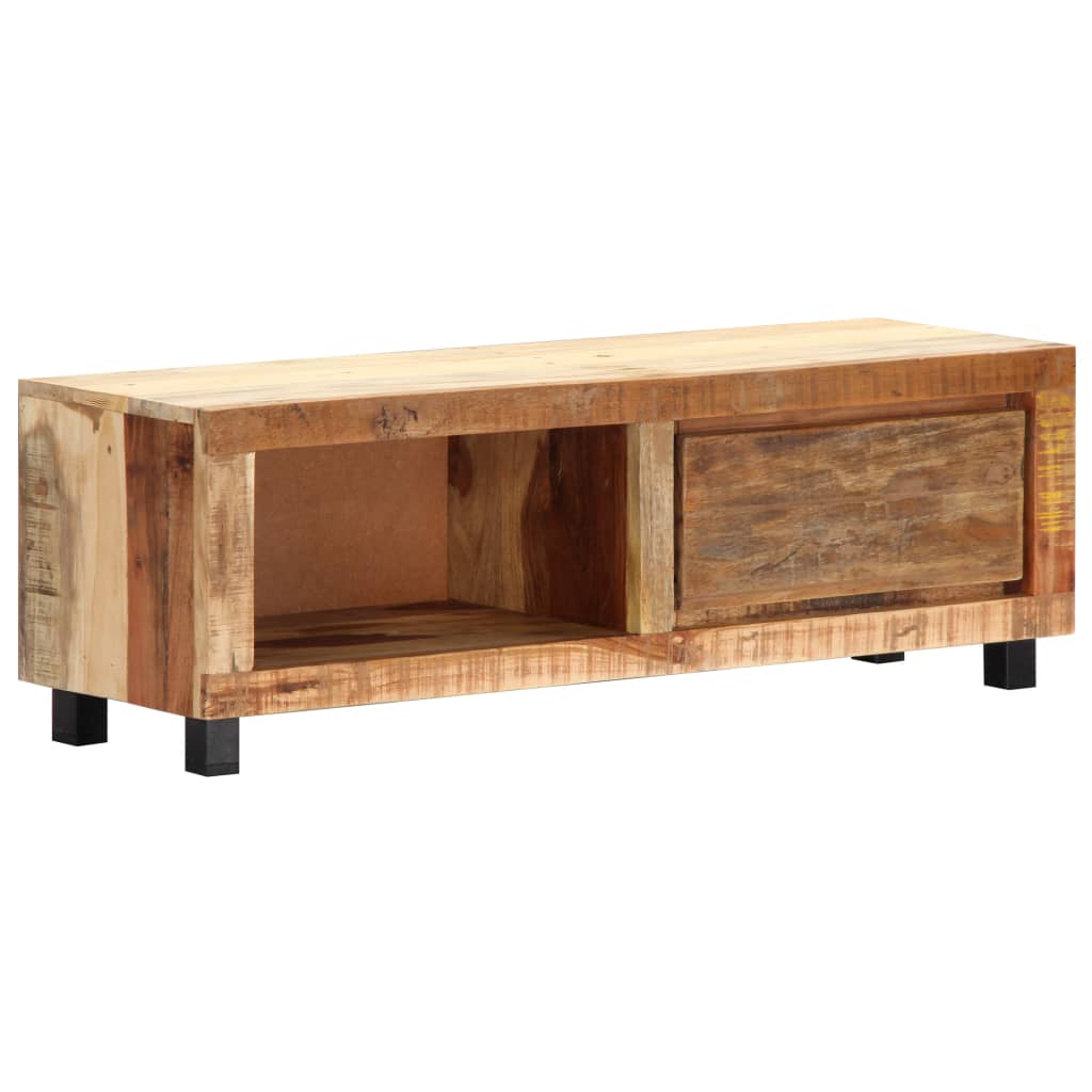 Tv-Bänk 100X30X33 Cm Massivt Återvunnet Trä