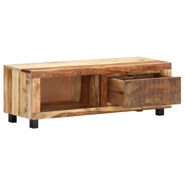 Tv-Bänk 100X30X33 Cm Massivt Återvunnet Trä