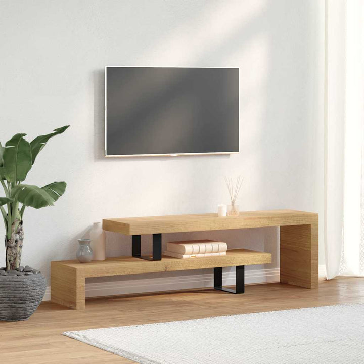 Tv-Bänk Återvunnet Massivt Trä