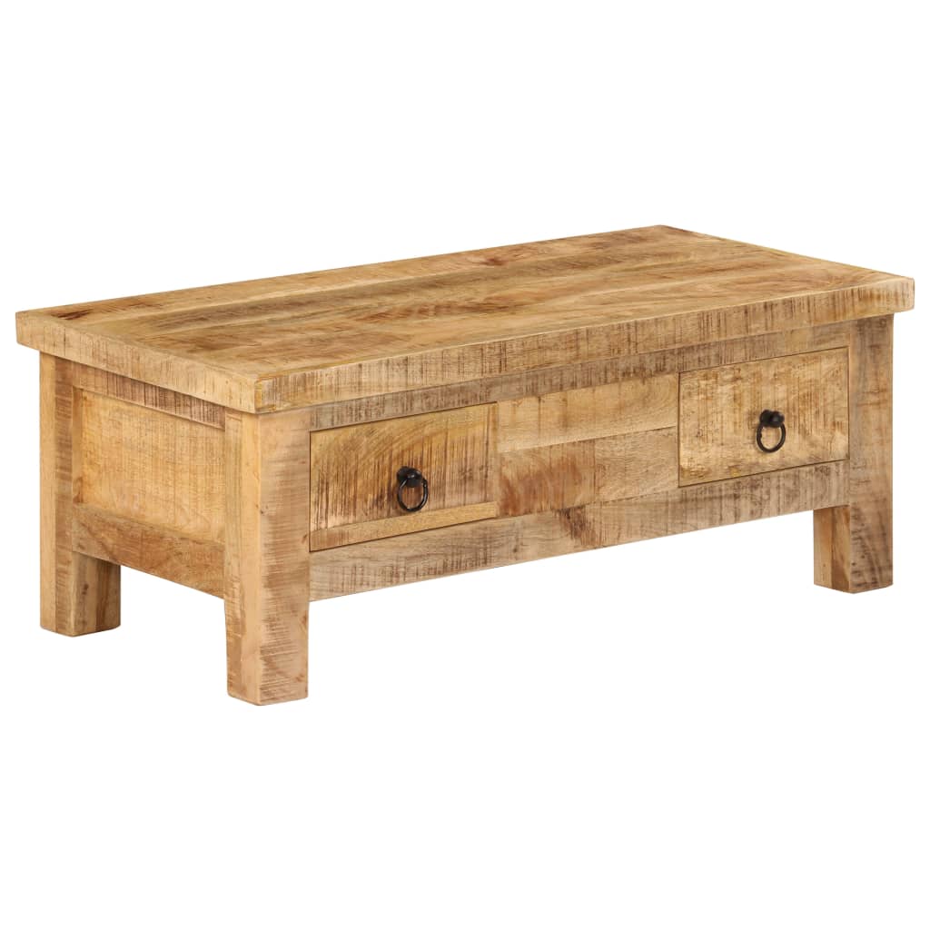 Soffbord 90X45X35 Cm Massivt Mangoträ