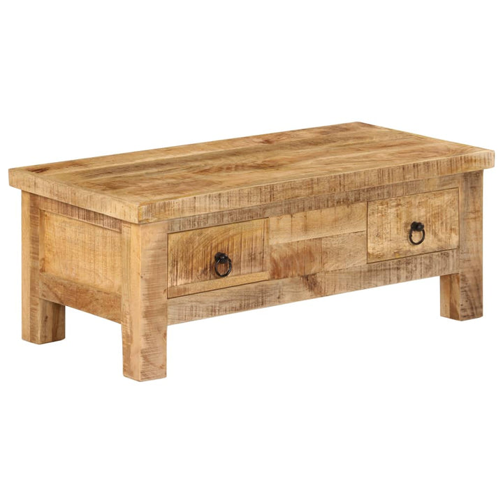 Soffbord 90X45X35 Cm Massivt Mangoträ