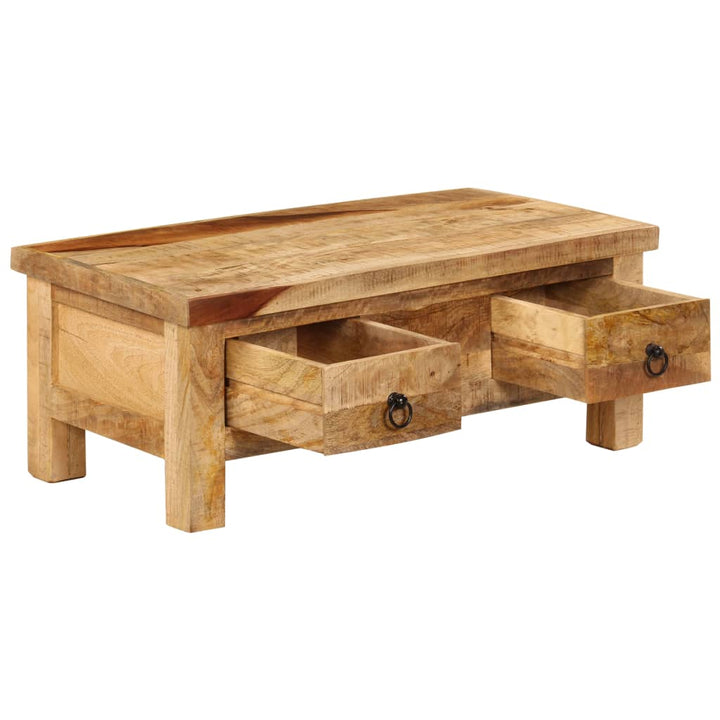 Soffbord 90X45X35 Cm Massivt Mangoträ
