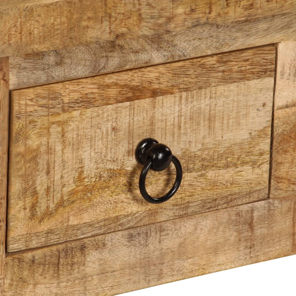 Soffbord 90X45X35 Cm Massivt Mangoträ