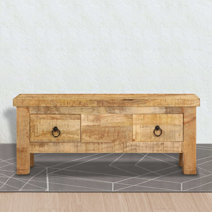 Soffbord 90X45X35 Cm Massivt Mangoträ