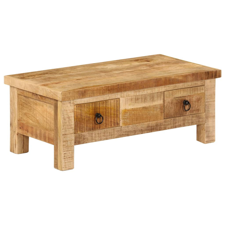 Soffbord 90X45X35 Cm Massivt Mangoträ