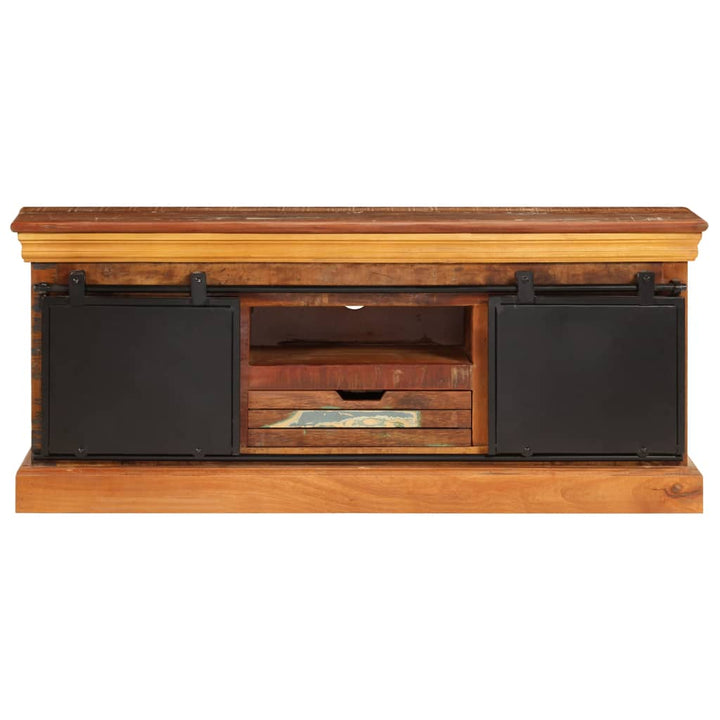Tv-Bänk 110X30X45 Cm Massivt Återvunnet Trä