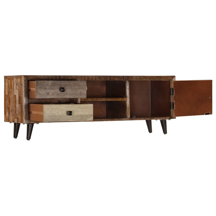 Tv-Bänk 118X30X40 Cm Massivt Mangoträ