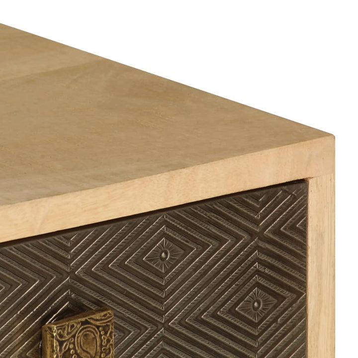 Tv-Bänk 120X30X40 Cm Massivt Mangoträ