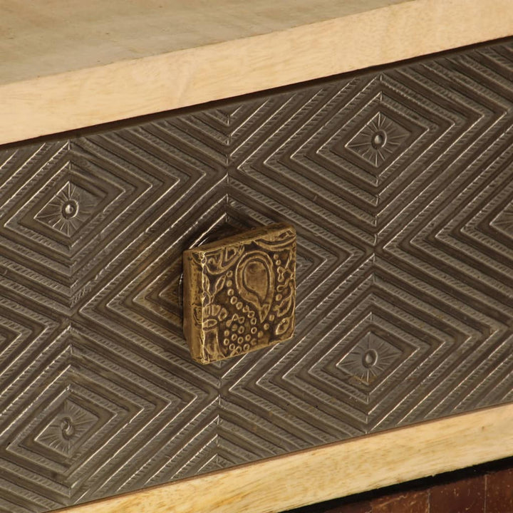 Tv-Bänk 120X30X40 Cm Massivt Mangoträ