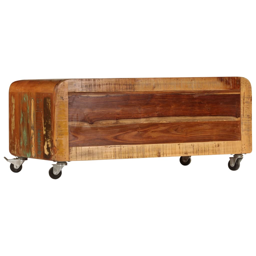 Soffbord 85X55X40 Cm Massivt Återvunnet Trä